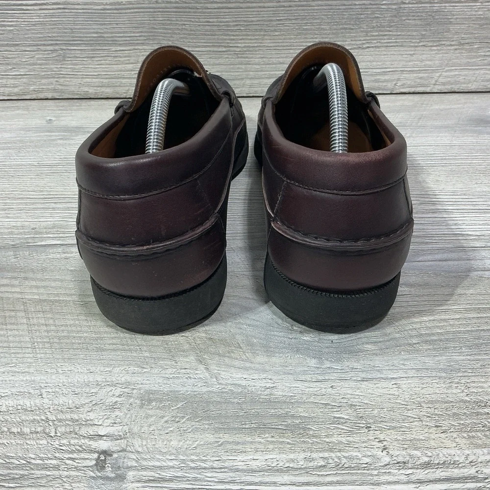 Mephisto Cap Vert Spinnaker Boat Shoes Men's Size 12 Wine Slip on Penny Loafers
